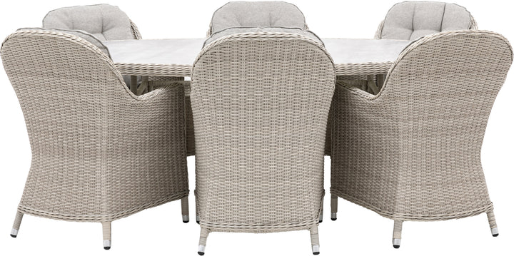 Holton 6 Seater Oval Dining Set