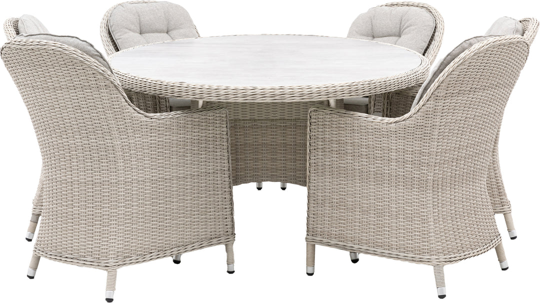Gallery Direct Holton 6 Seater Oval Dining Set