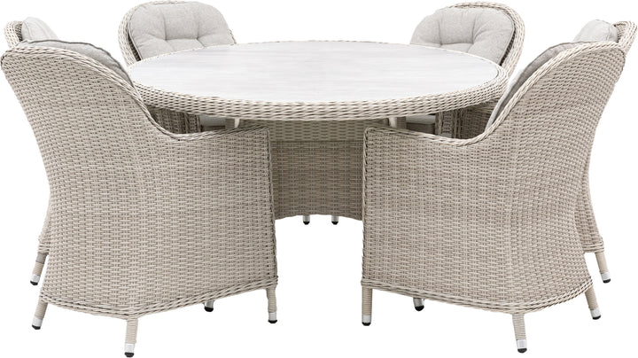 Gallery Direct Holton 6 Seater Oval Dining Set
