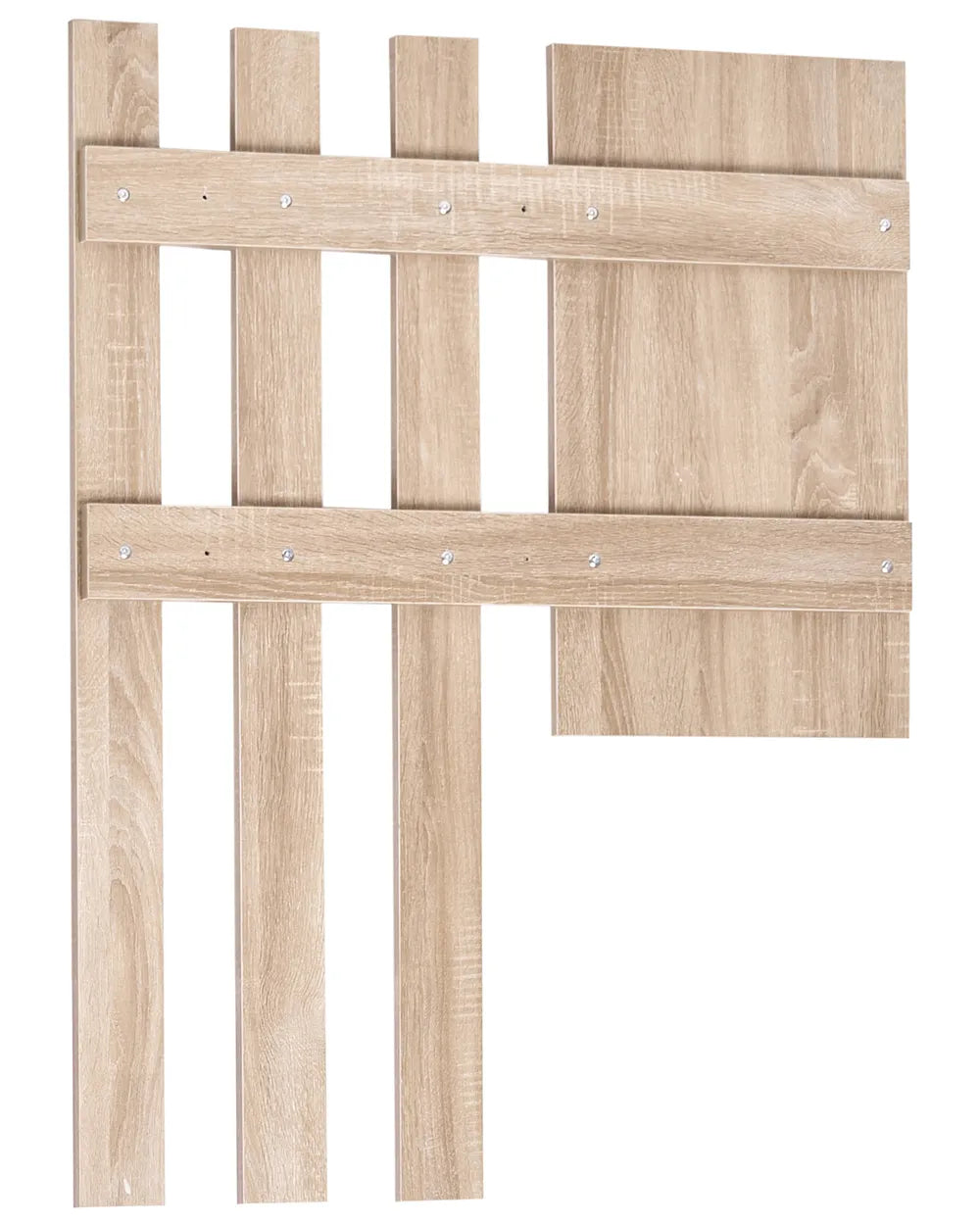 Hallway Shoe Cabinet Set Light Brown Capri