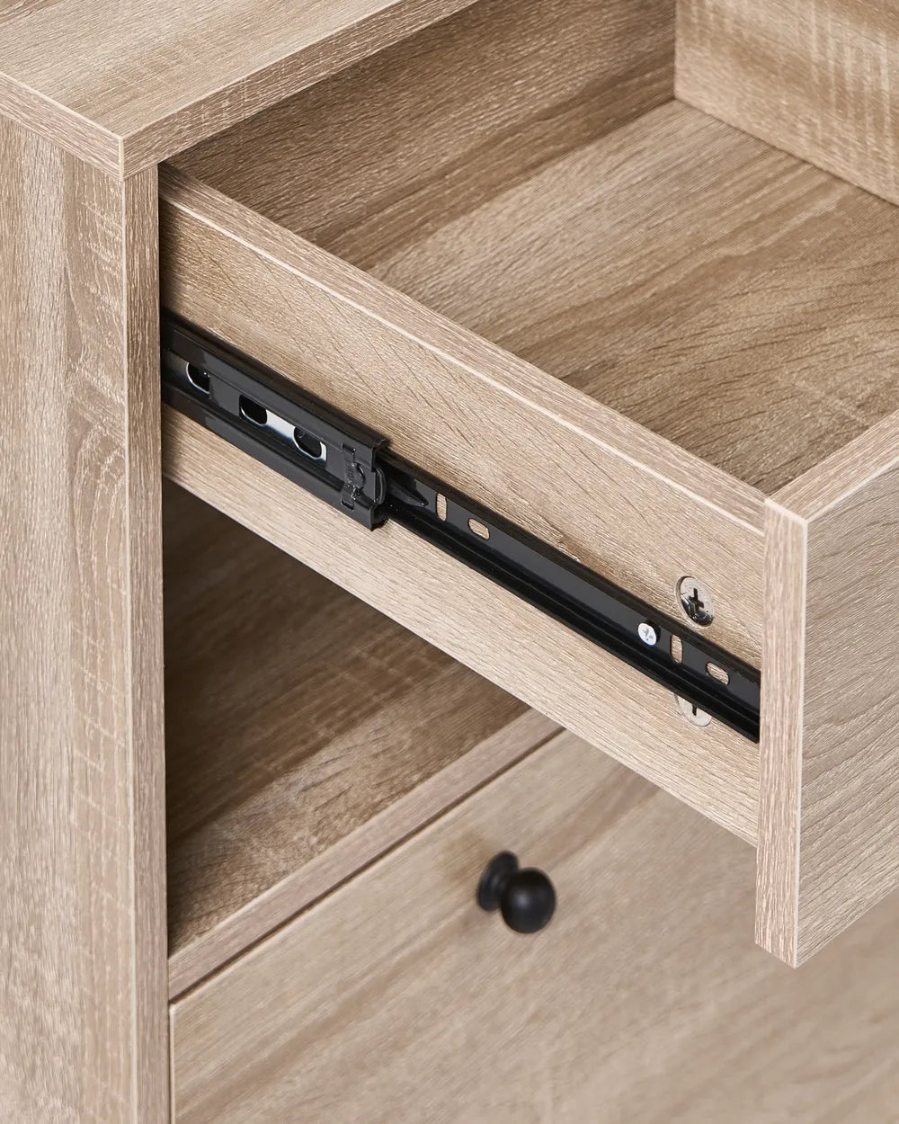 Hallway Shoe Cabinet Set Light Brown Capri