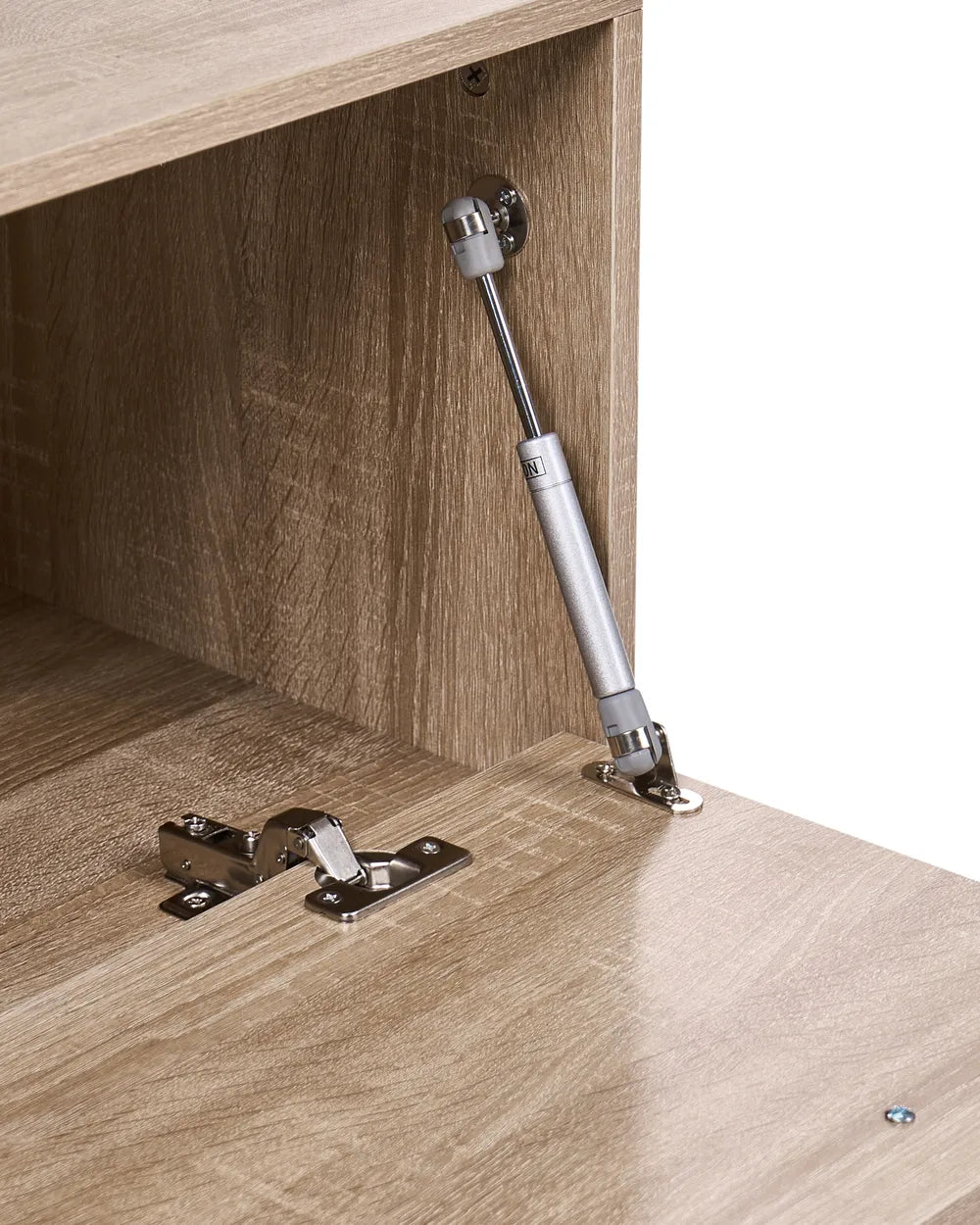 Hallway Shoe Cabinet Set Light Brown Capri