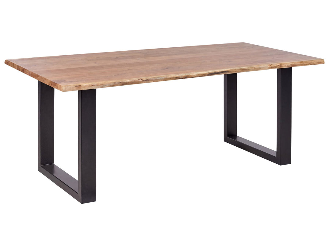 Heby Acacia Dining Table 200 x 95 cm Light Wood