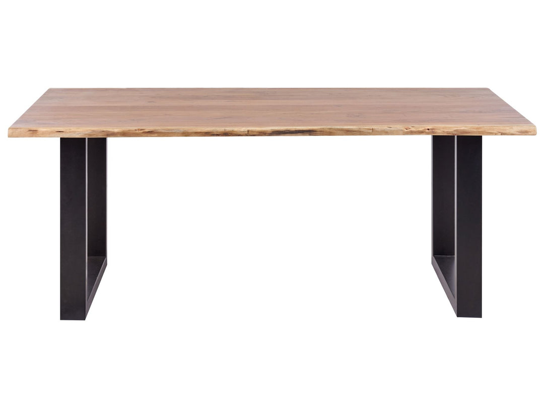 Galghard Acacia Dining Table 200 x 95 cm Light Wood