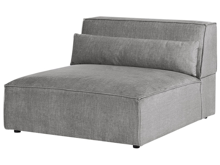 Hellnar 2 Seater Modular Armless Fabric Sofa Grey