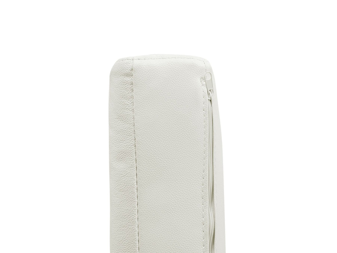 Helsinki 2 Seater Leather Sofa White