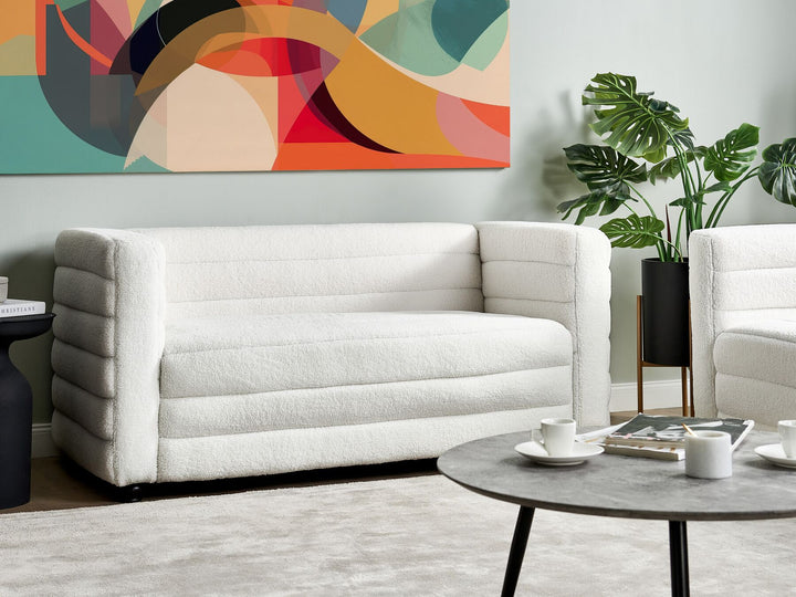 Hofn 2 Seater Boucle Sofa Off-White