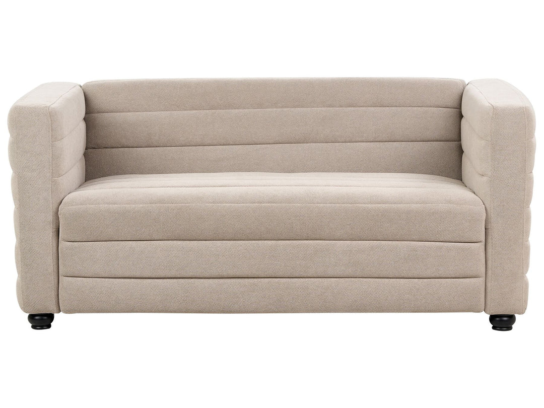 Hofn 2 Seater Fabric Sofa Taupe