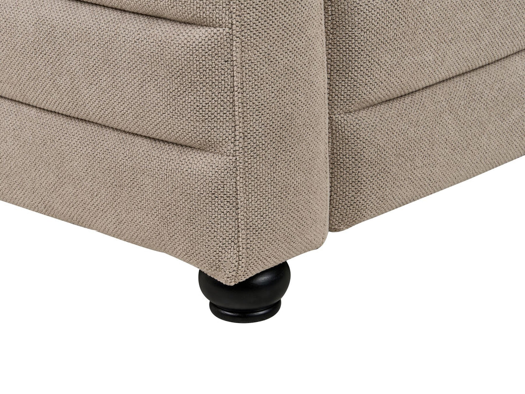 Hofn 2 Seater Fabric Sofa Taupe