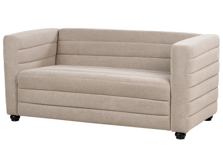 Hofn 2 Seater Fabric Sofa Taupe