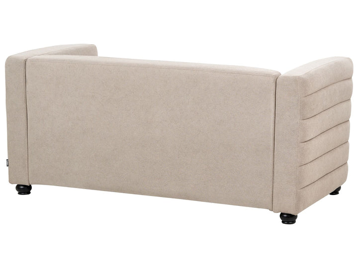 Hofn 2 Seater Fabric Sofa Taupe