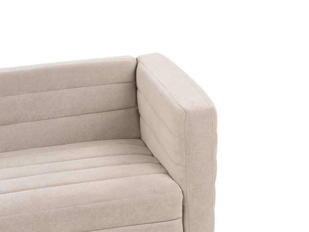 Hofn 2 Seater Fabric Sofa Taupe