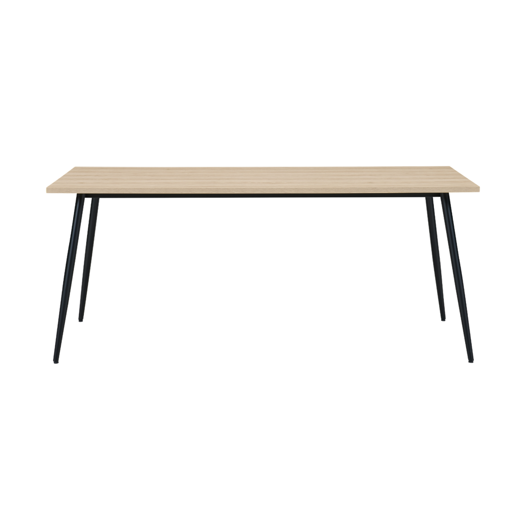 Horizon Natural Wood Rectangular Dining Table 180cm