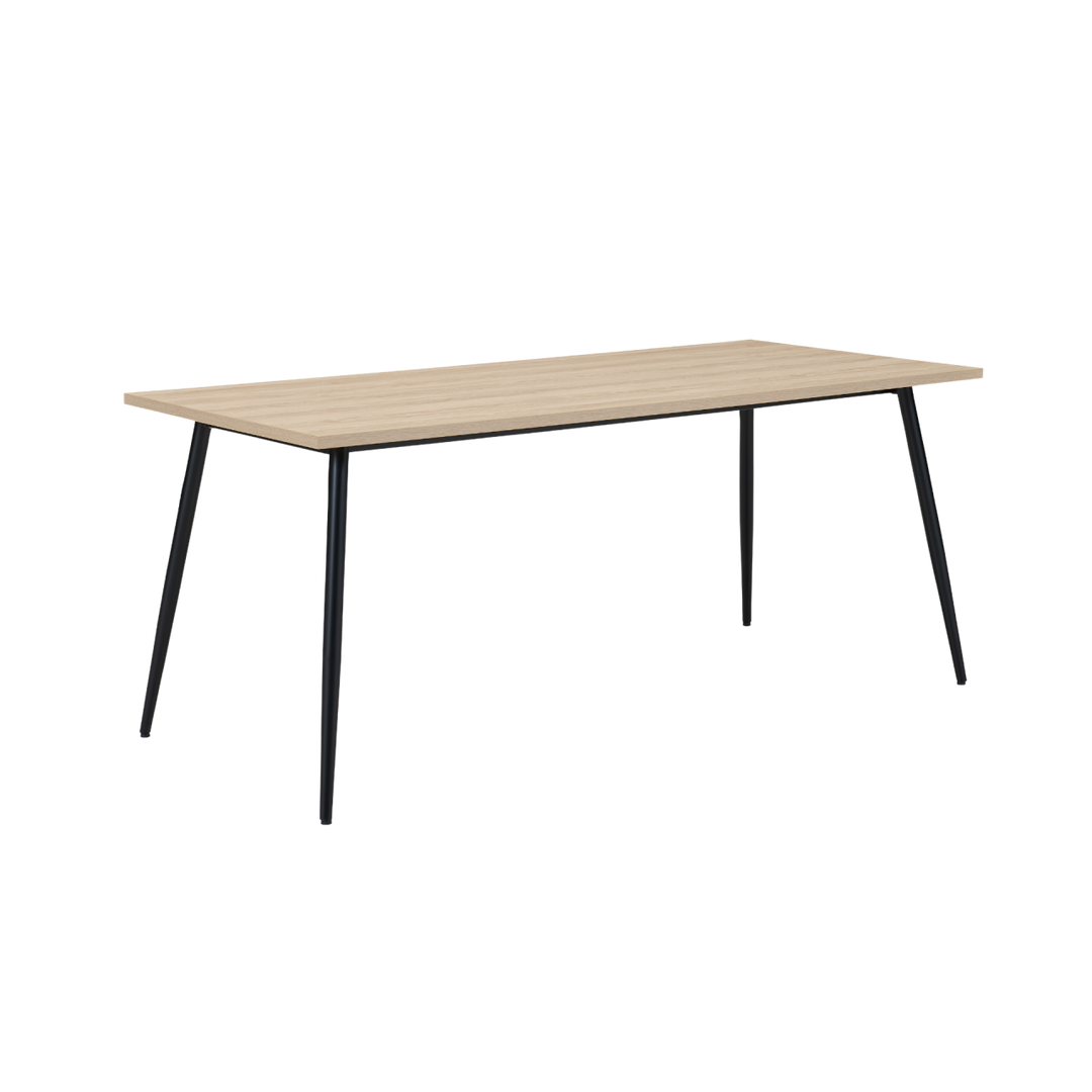 Horizon Natural Wood Rectangular Dining Table 180cm