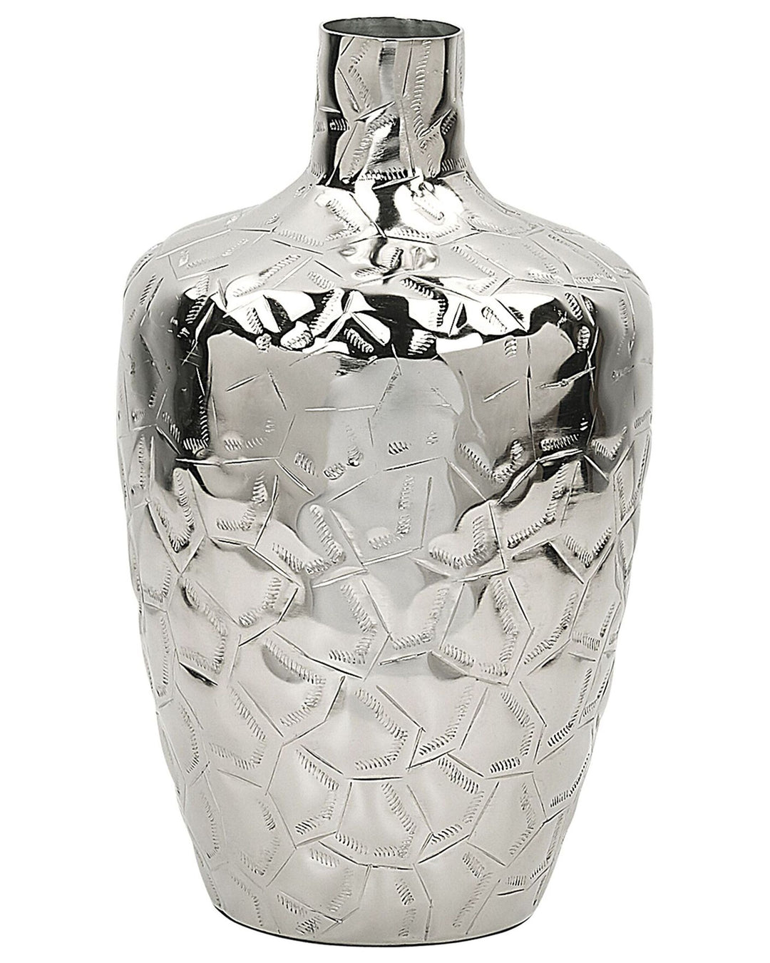 Inshas Flower Vase Metal 39 cm Silver