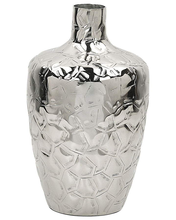 Inshas Flower Vase Metal 39 cm Silver