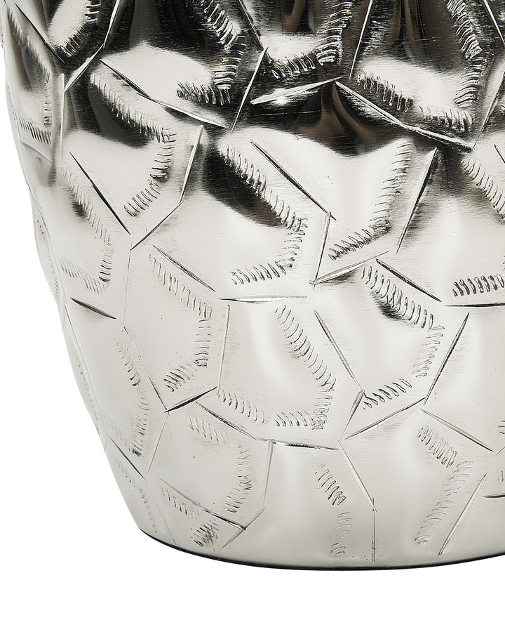 Inshas Flower Vase Metal 39 cm Silver