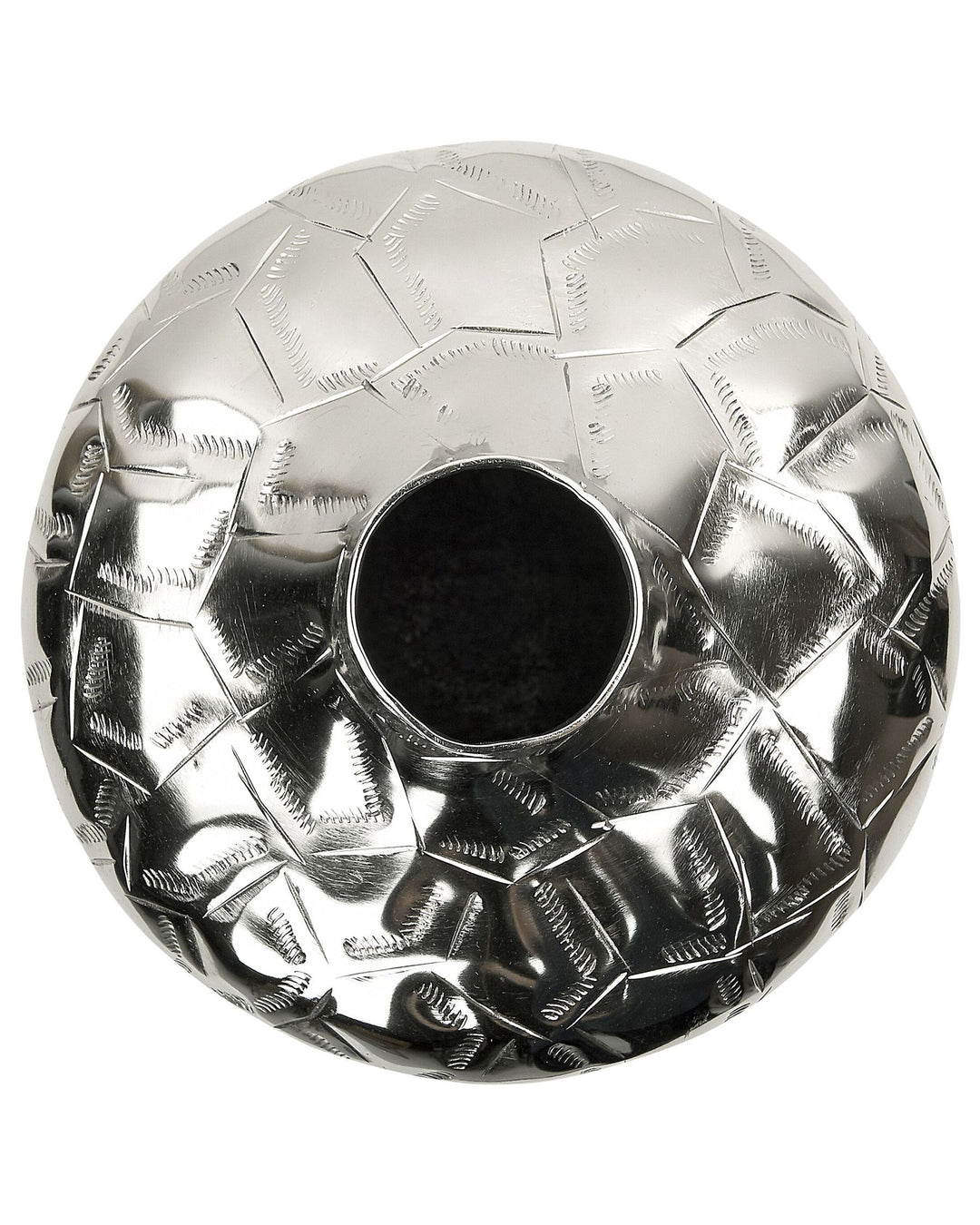 Inshas Flower Vase Metal 39 cm Silver