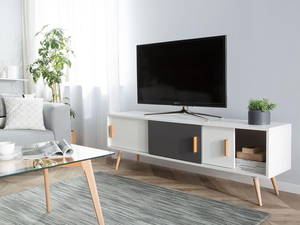 TV Stand White INDIANA 