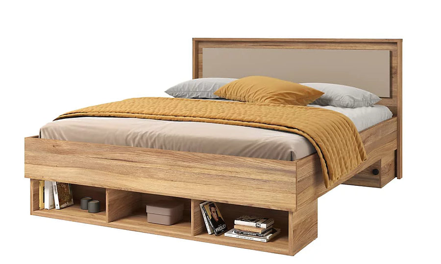 Impressio 31 Luxurious Divan Bed EU King in Oak Mauvella & Congo