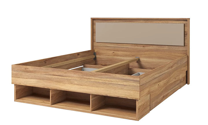 Impressio 31 Luxurious Divan Bed EU King in Oak Mauvella & Congo