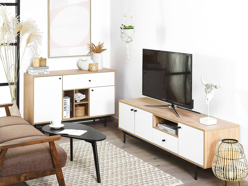 TV Stand Brown/ White ITACA