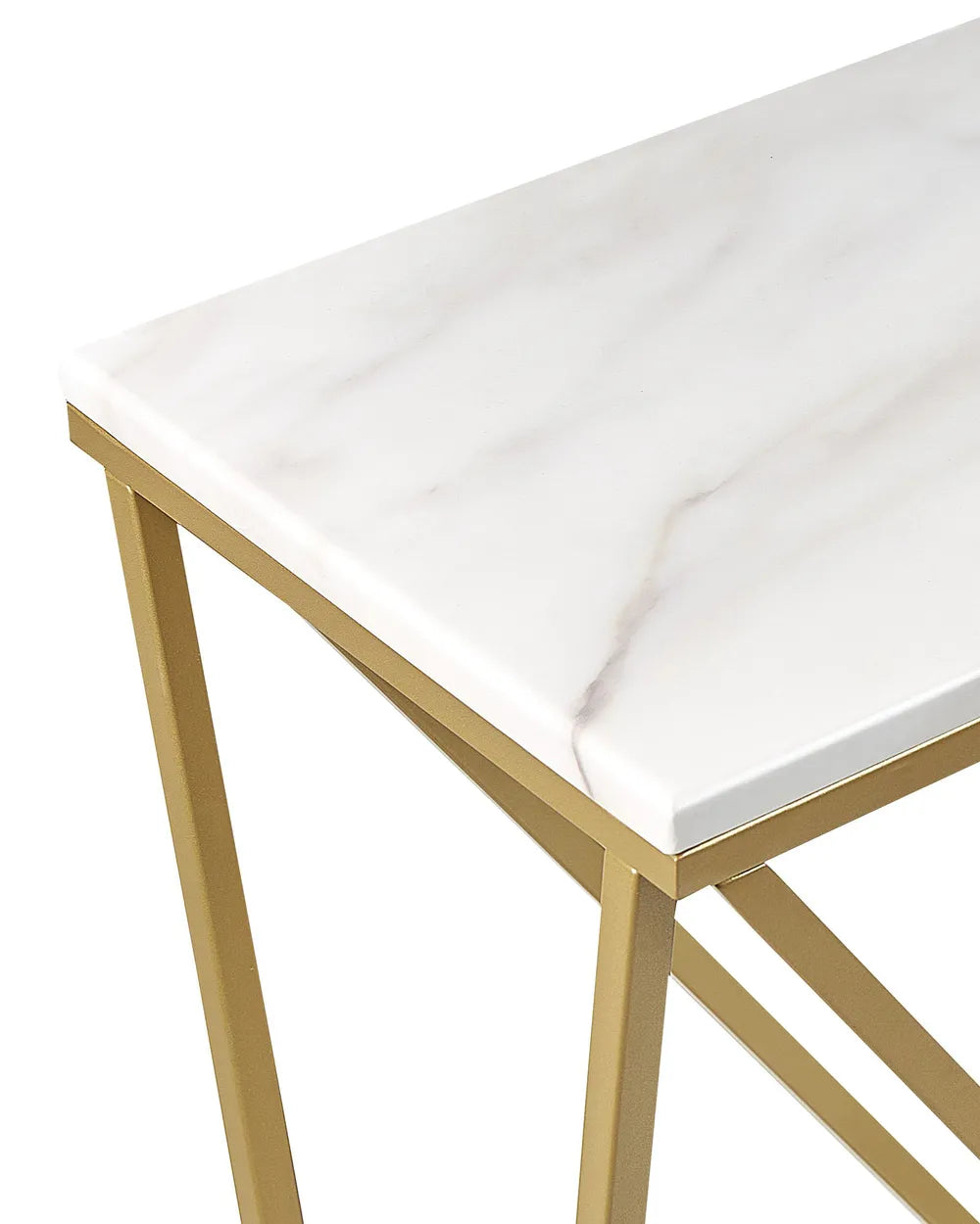 Console Table Marble/ Gold High Quality Ivanta