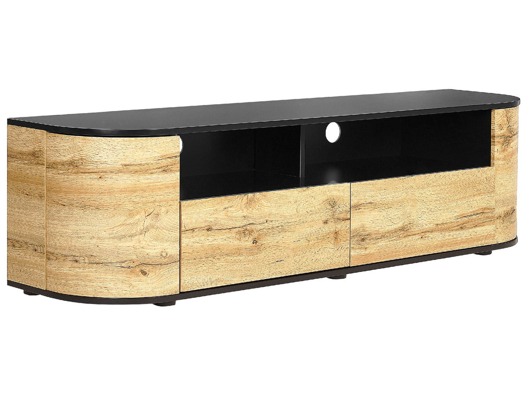 TV Stand JEROME Brown/ Black 