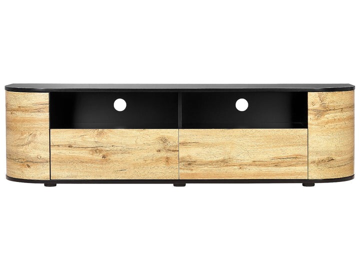 TV Stand Brown/ Black Melfred