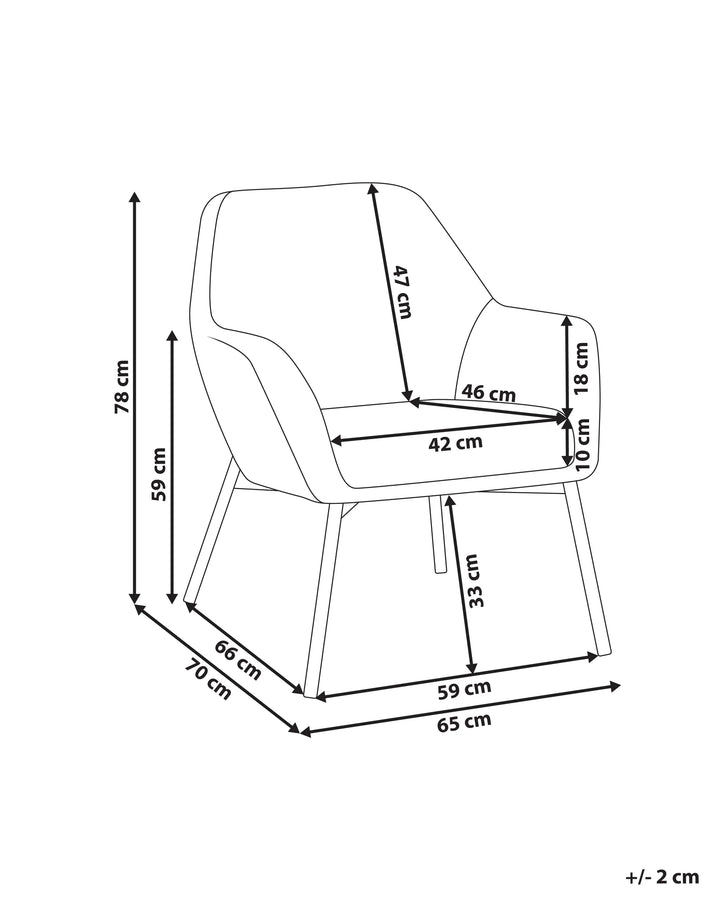 Jabro Armchair Fabric Off-White