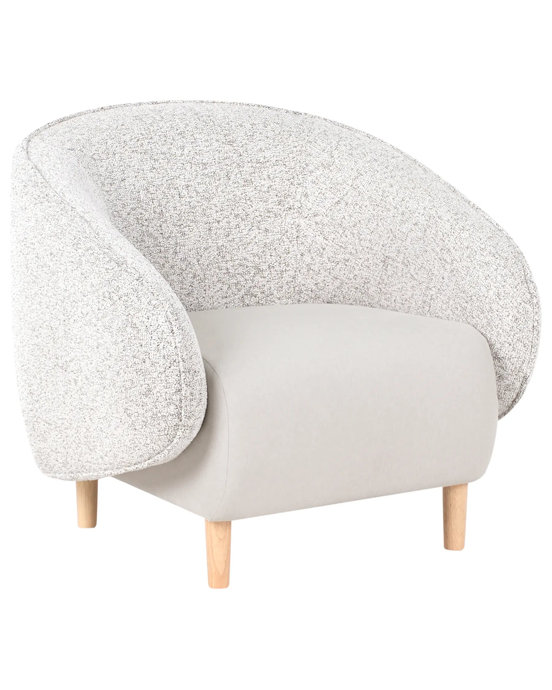 Armchair Fabric Light Beige Hayle