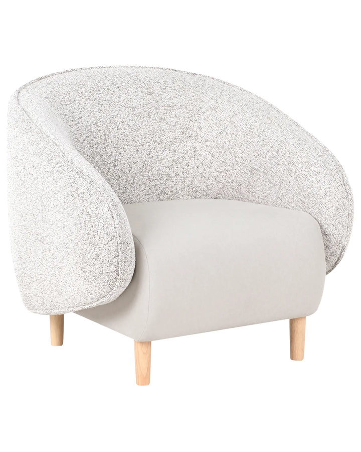 Armchair Fabric Light Beige Hayle