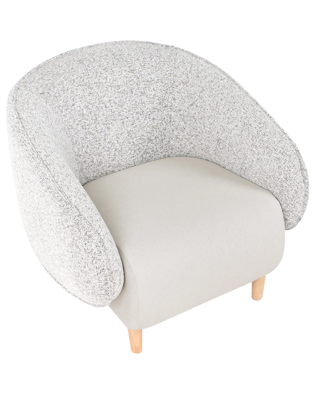 Armchair Fabric Light Beige Hayle