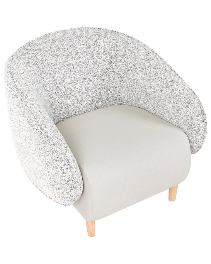 Armchair Fabric Light Beige Hayle