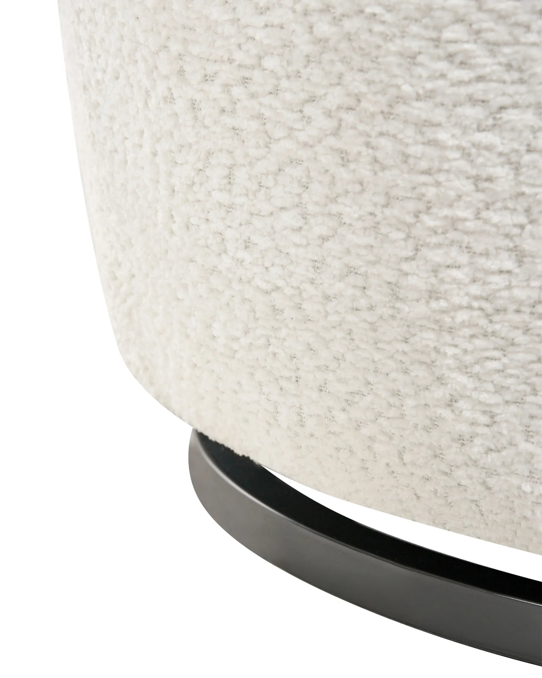 Kuolpa Swivel Armchair Chenille Off-White