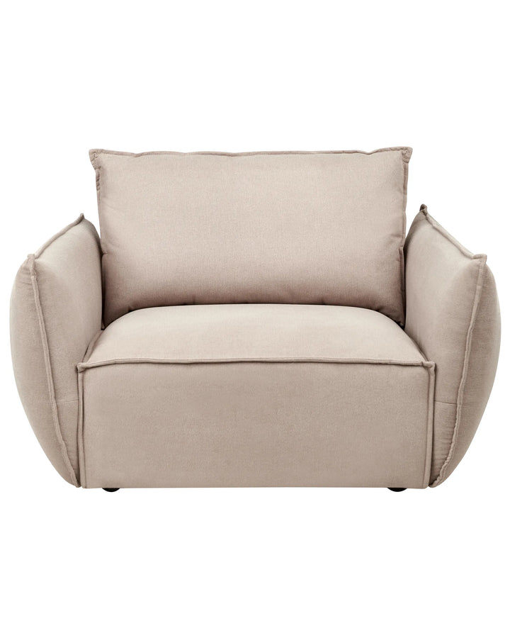 Armchair Fabric Taupe Lizetta