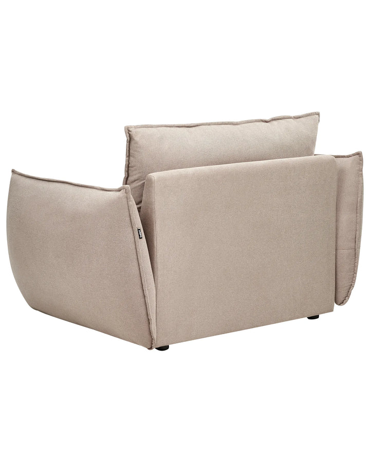 Armchair Fabric Taupe Lizetta
