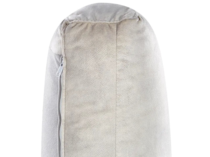 Corner Sofa 4 Seater Fabric Light Beige Left Hand Viola