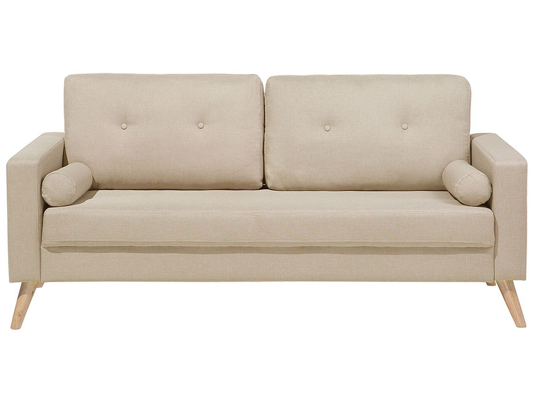 Kalmar 2 Seater Fabric Sofa Beige