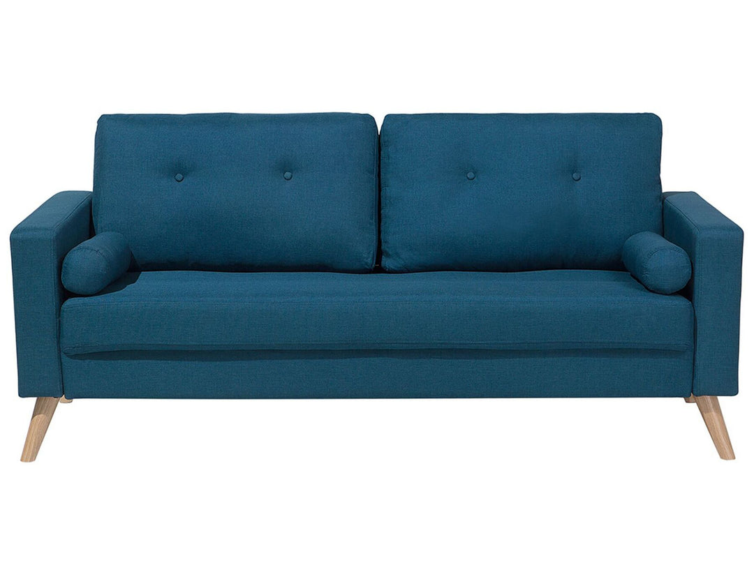 Kalmar 2 Seater Fabric Sofa Blue