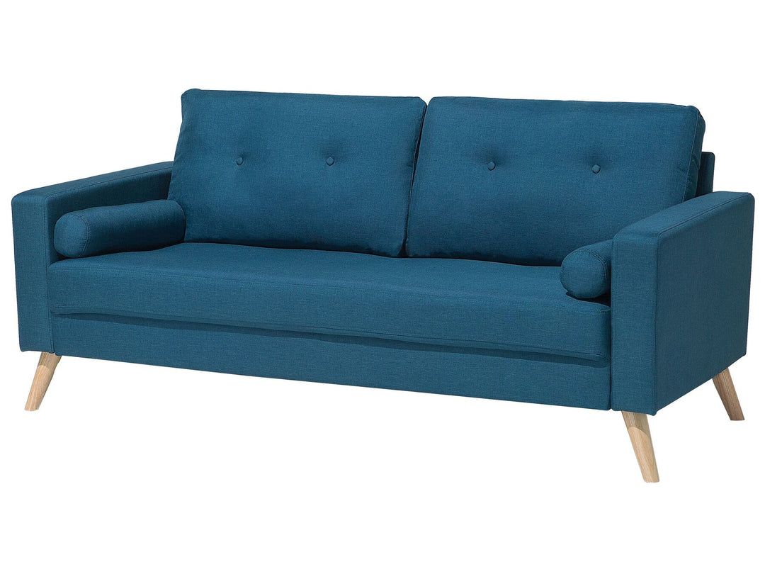 Kalmar 2 Seater Fabric Sofa Blue