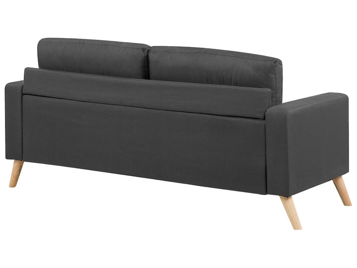 Kalmar 2 Seater Fabric Sofa Dark Grey