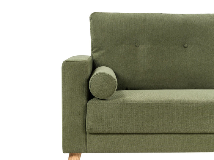 Kalmar 2 Seater Fabric Sofa Green