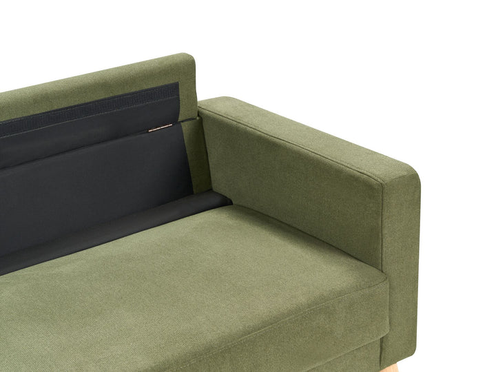 Kalmar 2 Seater Fabric Sofa Green