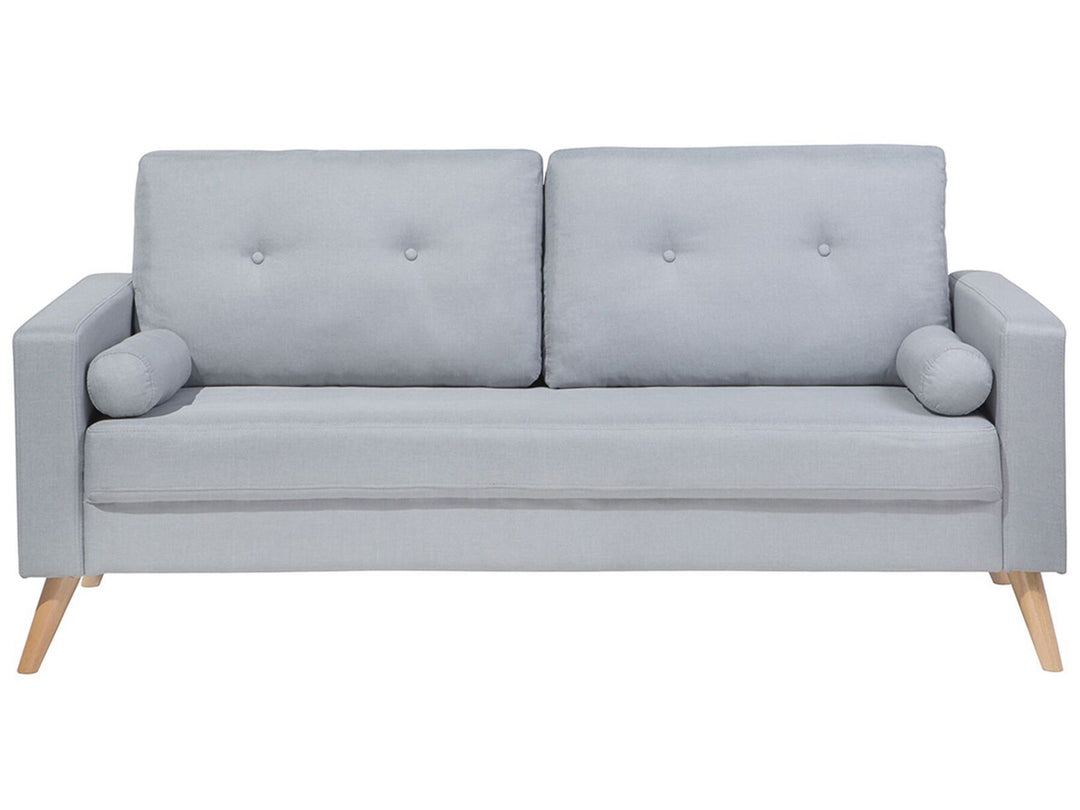 Kalmar 2 Seater Fabric Sofa Grey 