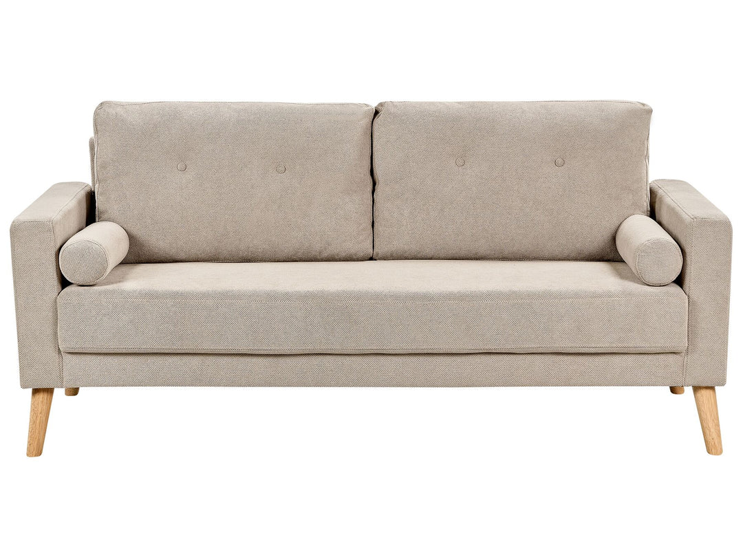 Kalmar 2 Seater Fabric Sofa Taupe