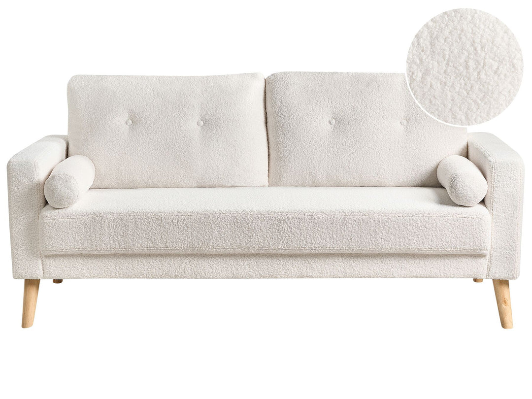 Kalmar 2 Seater Teddy Sofa Off-White