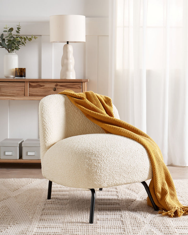 Kumla Armchair Boucle Off-White