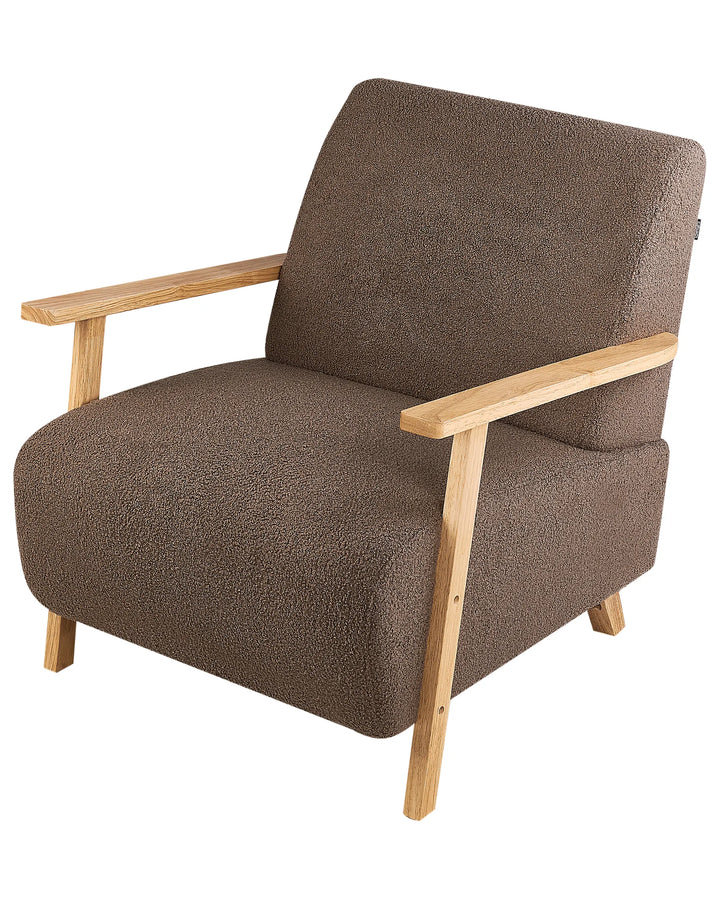 Lesja Armchair Boucle Brown