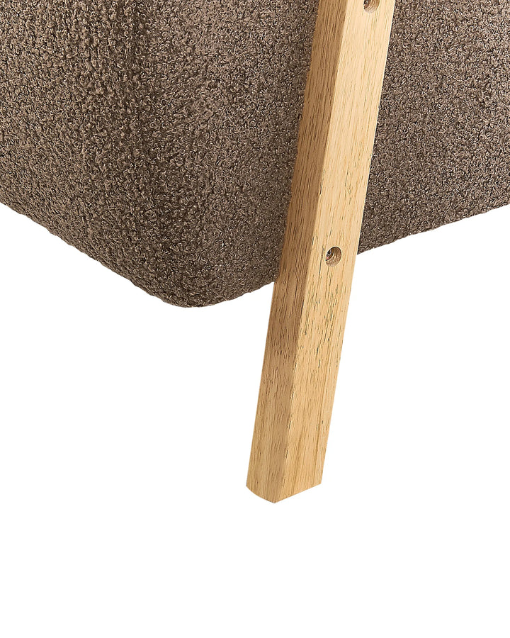 Lesja Armchair Boucle Brown